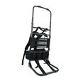 thumbnail image 4 of Mochila de gran capacidad con armazón, práctica y portátil, fabricada en aleación de aluminio, ideal para senderismo, trekking y actividades al negro, 4 of 8