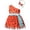 Orange, variant on mgoYE Infant Baby Toddler Girl Halloween Party Dress Up Outfit with Headband, Multi Color(Black,8-9 Years)
