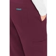 thumbnail image 5 of MED COUTURE Women Yoga 2 Cargo Pocket Pant, Color: Wine, Size: L (8744-WINE-L), 5 of 5