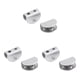thumbnail image 5 of Kearding Office Hotel Glass Clamp Shelf Holder Panel Alloy Door Furniture Bracket Bedroom Mounted Hardware Aluminum Screw Type1 NO1, 5 of 6