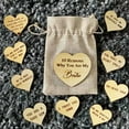 thumbnail image 2 of 10 Reasons Why You Are My Friend, Best Friends Wooden Hanging Heart, Sentimental Inspirational Gift for Expressing Love and Gratitude, Bestie Gift, Sister Gifts, Unique Friendship Gift, 2 of 3