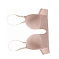thumbnail image 2 of Sujetador sin aros para mujer, con escote ajustable en forma de U, transpirable, de corte bajo, sin aros, para uso en casa, color piel B, 2 of 12