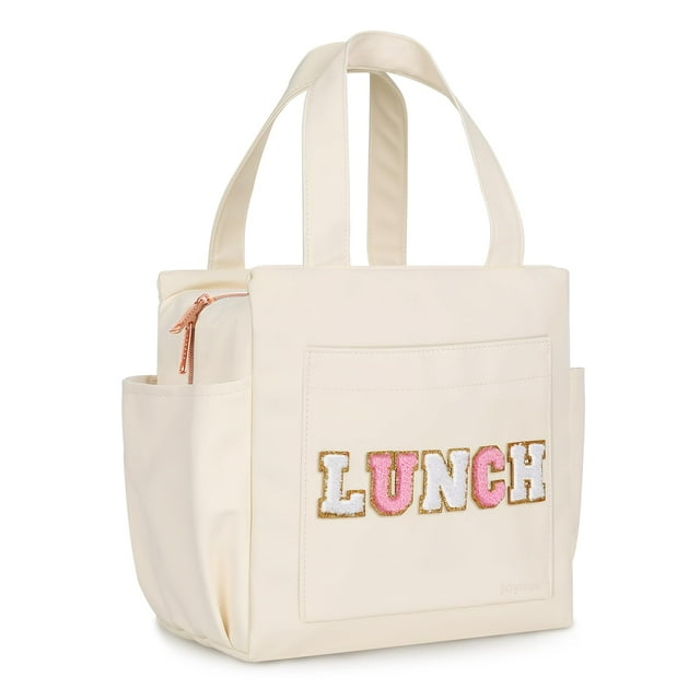 Bolsa de almuerzo Joymee de piel aislante, 25 x 16 x 25 cm, 10,3 L