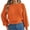 A-Orange226, variant on Bibifish Womens Sweaters Fall Winter Long Sleeve Pullover Sweaters Casual Comfy Soft Warm Solid Color Loose Fit Trendy Knit Tops