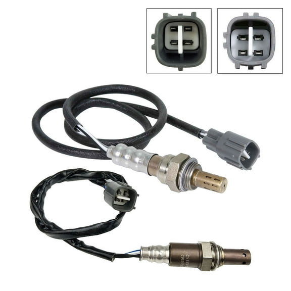 Maxfavor 2Pcs O2 Oxygen Sensor for Toyota Highlander 2001-2003 2.4L Cylinder 1,4 Upstream Downstream