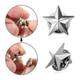 thumbnail image 2 of YIEMEEN Five-Pointed Star Lapel Pin Collar Brooch Badage Women Men Pentagram Metal Badge, 2 of 20