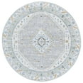 thumbnail image 2 of SAFAVIEH Bayside Sherwood Oriental Polyester Area Rug, Green/Gray, 6'7" x 6'7" Round, 2 of 10
