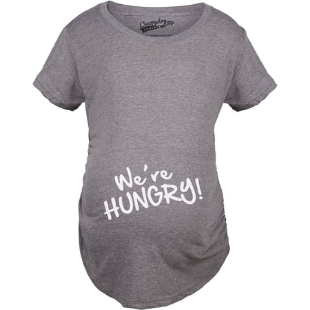 Crazy Dog T Shirts Maternity We Re Hungry Funny Baby Bump