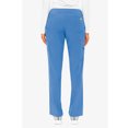 thumbnail image 4 of MED COUTURE Women Yoga 1 Cargo Pocket Pant, Color: Ceil, Size: L (8747P-CEIL-L), 4 of 5