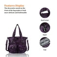 thumbnail image 2 of Angelkiss Purses Handbags for Women PU Tote Satchel Bags for Women Pockets Shoulder Bag, 2 of 5