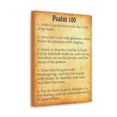 thumbnail image 2 of Scripture Walls Psalm 100 Chapter Gold Bible Canvas Christian Wall Art Ready to Hang Unframed, 2 of 7
