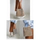 thumbnail image 4 of Ladies Small Corduroy Shoulder Bag Fashion Bucket Bag Shopping Bag Handbag Coffee, 4 of 5