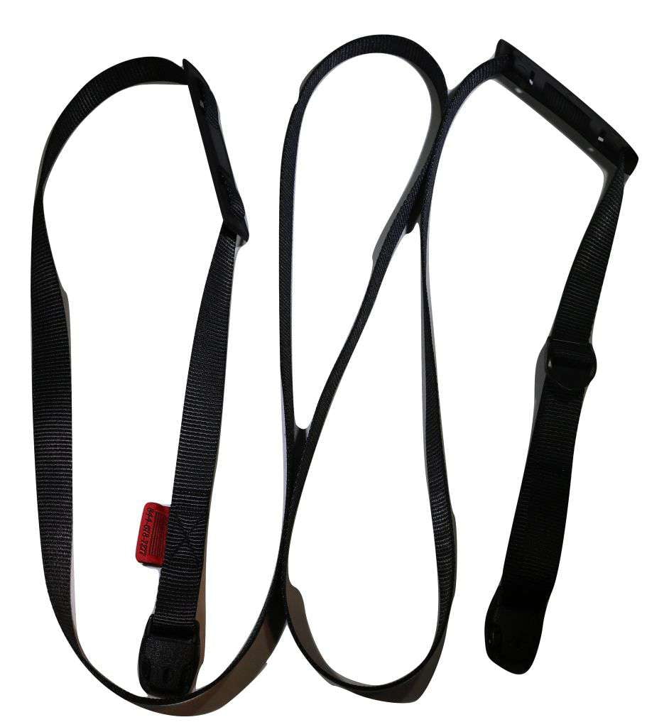 Spa Cover Hot Tub Wind Securement Strap Complete Kit Adjustable Nexus Locks Size: 8 Ft Black