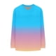 thumbnail image 5 of Heisall Womens Tops V-Neck Long Sleeve Loose Casual T-Shirts Gradient Color Fashion Blouse, 5 of 5