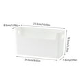 Desktop Storage Box Wall Storage Box Dormitory Artifact Wall Mounted closet-storage-clear-for-pantry-rice-storage-food-storage-canisters