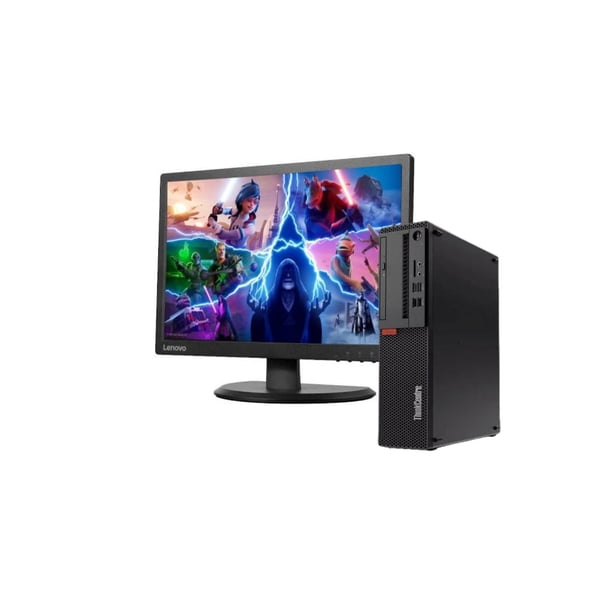 PC Lenovo M715s AMD A6, Monitor de 20 pulgadas, 16GB de ram, 980GB SSD, REACONDICIONADO