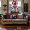 thumbnail image 5 of Meiiso Five Pointed Star Bow for Gift Wrapping, Large Patriotic Wreath Bows for Front Door American Flag Bows for Memorial Day, 5 of 9