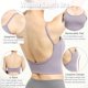 thumbnail image 5 of TFixol Sujetador deportivo para mujer, tirantes finos, espalda en U, camisola acolchada inalámbrica, 5 of 8