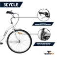 thumbnail image 2 of Tricicleta Triciclo Para Adulto Rodada 26 Shimano Velocidade TERRAFIT  Triciclo, 2 of 9