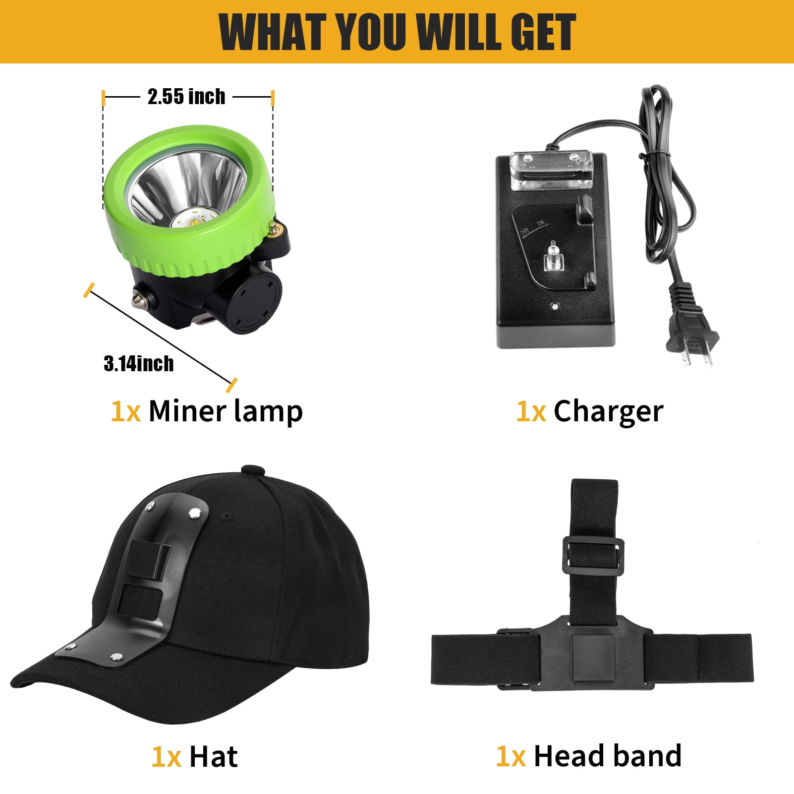 Yongkist Super Bright LED Headlamp Rechargeable, High Lumen Waterproof 4 Modes Headlamp Flashlight, Lightweight Head Torch for Camping, Running, Hiking, Fishing