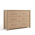 thumbnail image 2 of Art of Nursery by Storkcraft Malta 6 Drawer Dresser - Driftwood, 2 of 12