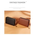 thumbnail image 3 of facefd Portefeuille Mode Femme Grande Capacité Portefeuilles Portables en Cuir Porte-Monnaie Cadeaux Porte-Cartes Anti-Perte Rouge, 3 of 9