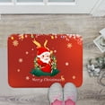 thumbnail image 2 of Christmas Mat Santa Claus Carpet Red Gift Living Room Bedroom Door Mat Snowman Foot Mat, 2 of 5