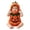czb# Red-e333, variant on CUZIBR Baby Girls 2 Piece Halloween Pumpkin Costume Sleeveless Fuzzy Funny Face Print Embroidery Romper Matching Pumpkin Hat Newborn Infant Cosplay Outfit,Red-f,3-6 Months