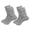 Heather Grey, variant on Womens Cotton Stretch Knee Length Slouch Socks Red 2 Pairs Size 9-11 (Womens)