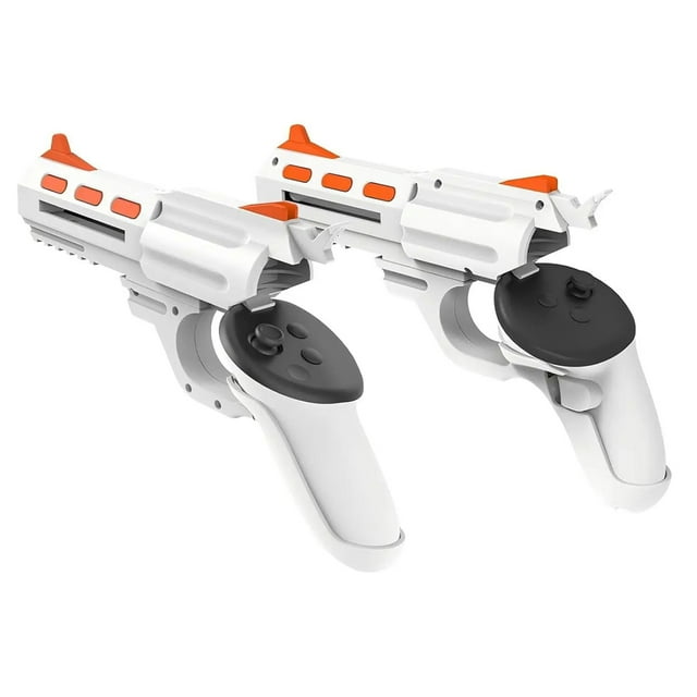 Adjustable VR Gunstock Grip Handle Attachment for Enhanced FPS Gaming - Compatible with Meta Quest 3 / 3S