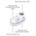 thumbnail image 3 of Zapatillas para bebé KKIIDDSS 0-6 meses suela de goma blanca, 3 of 7