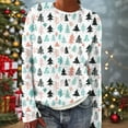 thumbnail image 2 of Horkkom Ugly Sweater Christmas Women Christmas Tree Graphic Sweaters Pullover Funny Holiday Sweaters M, 2 of 6