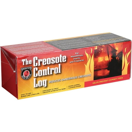 

1PK Meeco s Red Devil 3 Lb. Creosote Control Log Creosote Remover