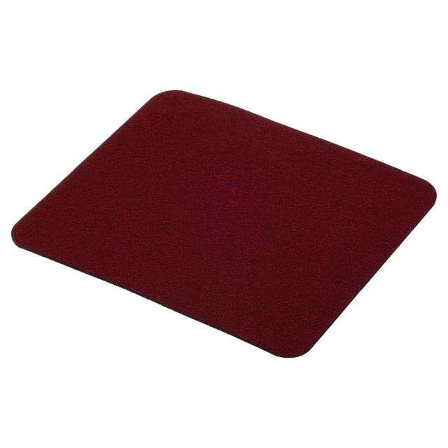 Unique Bargains 14'x13' Mouse Pad, Felt Dual Side Soft Desk Pad Writing Mat for Office Home, Red