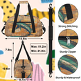 thumbnail image 3 of Herdesigns Sports Duffle Bags Travel Duffle Bag Gym Bag Funny Swordfish Weekender Travel Bag Waterproof Overnight Bag Carry On Travel Tote Bag Dance Bags, 3 of 7