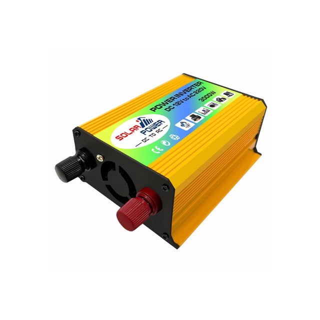 Riwesomey Inversor de corriente para automóvil de alto rendimiento de 300 W 12 V 220 V a CA 110 V Convertidor de transformador de voltaje Adaptador Vehículos, repuestos y accesorios Mis No.1