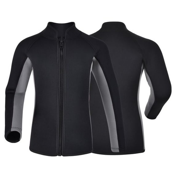 REALON Kids Wetsuit for Girls Boys Toddler 3mm Neoprene Children/Youth Full Wet Suits 2mm Shorty/Long Sleeve Thermal Swimsuits in Cold Water Back Zip for Diving Surfing Jet Skiing Swimming