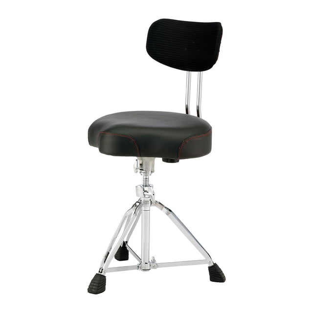 Banco para Batería Tipo Tractor con Respaldo D-3500BR PEARL negro 41.91x35.56x48.26