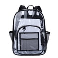 thumbnail image 1 of PENGXIANG Transparent School Bag Waterproof Backpack Clearview Travel Backpack Spacious Waterproof Stain-resistant Bag with Visible, 1 of 5