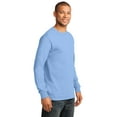 thumbnail image 4 of Port & Company Tall Long Sleeve Essential Tee-2XLT (Light Blue), 4 of 6