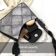 thumbnail image 4 of tssuouriy Versatile Crossbody Bag With Comfortable Shoulder Straps Exquisite Flower Chain Hardware black, 4 of 6