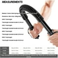 thumbnail image 2 of LUVCMFT Power Twister Bar, 88lb Upper Body Strength Training Bar, Heavy Duty Arm Builder for Chest Shoulder Forearm Bicep, 2 of 8