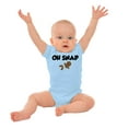thumbnail image 4 of Christmas Oh Snap Gingerbread Man Romper Boys or Girls Infant Baby Brisco Brands 12M, 4 of 6