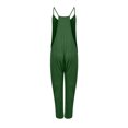 thumbnail image 3 of Wenyuyu Ribbed Knit Jumpsuits for Women Dressy Casual Summer Long Cute Pants Spaghetti Lightweight Rompers Green S, 3 of 5