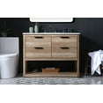 thumbnail image 4 of Elegant Lighting VF19242NT Larkin 42" Free Standing Single Basin Vanity Set - Wood, 4 of 4