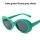 thumbnail image 5 of Fashion Trend Sunglasses Cow Color White Dot Oval Black Frame Sunshade Glasses UV400 Fishing Shades Riding Driving Goggles, 5 of 5