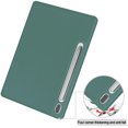 thumbnail image 6 of TECH CIRCLE Classic Case for Samsung Galaxy Tab S9 11-Inch 2023 (SM-X710/X716/X718), Slim Tri-Fold Folio Stand Protective Leather Tablet Cover with Auto Wake/Sleep, Darkgreen, 6 of 8