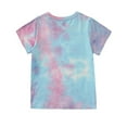thumbnail image 6 of Family Mother And Daughter Matching Tie Dye Clothes Rainbow Printed T-Shirt Tops Tee Blouse, 6 of 10