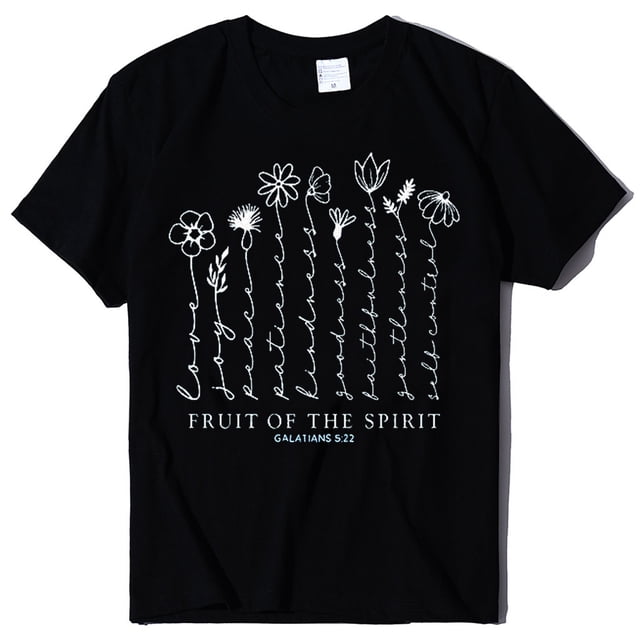 LUOGENLI T-shirts pour Femme pour Femmes T-shirts d'Été de Sport Mode Décontractée Col Rond Haut à Manches Courtes Imprimé de Fleurs T-Shirt T-shirts pour Femmes T-Shirt Graphique Fête de la Saint-Patrick Noir TTG