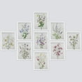 thumbnail image 2 of PixonSign Framed Canvas Print Wall Art Set - Colorful Forest Wildflower Bouquet Posters - Set of 9 Boho Floral Botanical Fine Art Vintage Wall Décor for Living Room, Bedroom - 11"x14" White, 2 of 5
